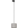 Hanglamp aan een koord voor een 3-fase rail systeem TRACER 1xE27/15W/230V diameter 20 cm zwart/grijs