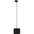Hanglamp aan een koord voor een 3-fase rail systeem TRACER 1xE27/15W/230V diameter 20 cm zwart
