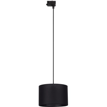 Hanglamp aan een koord voor een 3-fase rail systeem TRACER 1xE27/15W/230V diameter 30 cm zwart