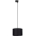 Hanglamp aan een koord voor een 3-fase rail systeem TRACER 1xE27/15W/230V diameter 30 cm zwart