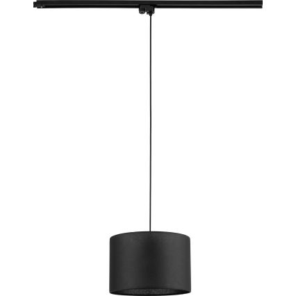 Hanglamp aan een koord voor 1-fase railsysteem TRACER 1xE27/15W/230V diameter 30 cm zwart
