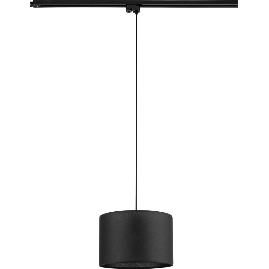 Hanglamp aan een koord voor 1-fase railsysteem TRACER 1xE27/15W/230V diameter 30 cm zwart