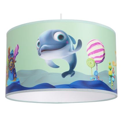 Hanglamp aan een koord voor Kinderen DOLPHIN 1xE27/60W/230V