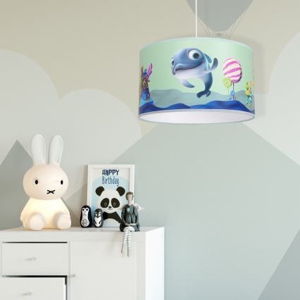 Hanglamp aan een koord voor Kinderen DOLPHIN 1xE27/60W/230V