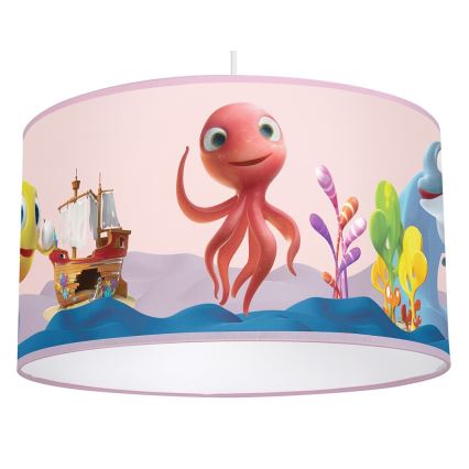 Hanglamp aan een koord voor Kinderen OCTOPUS 1xE27/60W/230V