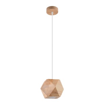 Hanglamp aan een koord WOODY 1xGU10/40W/230V eiken