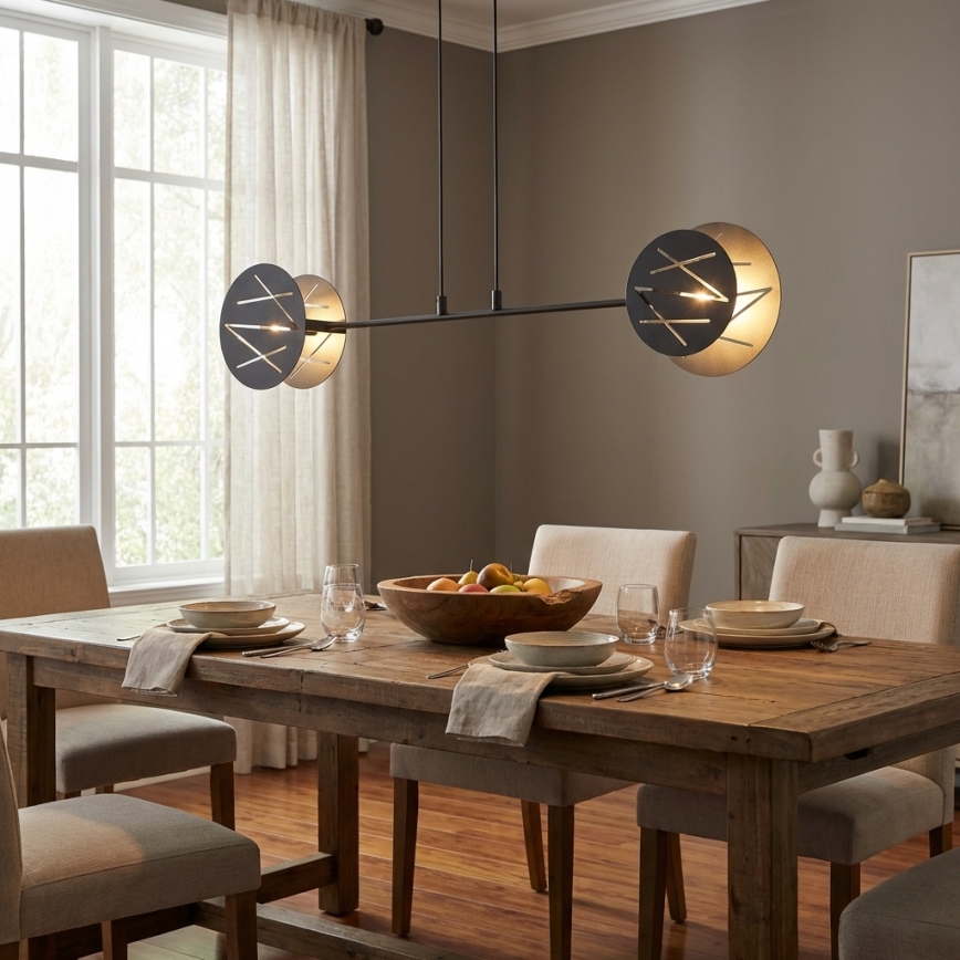 Hanglamp aan een koord XOTIC 2xE27/15W/230V zwart
