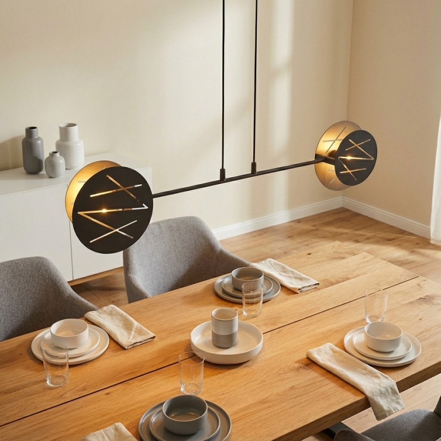 Hanglamp aan een koord XOTIC 2xE27/15W/230V zwart