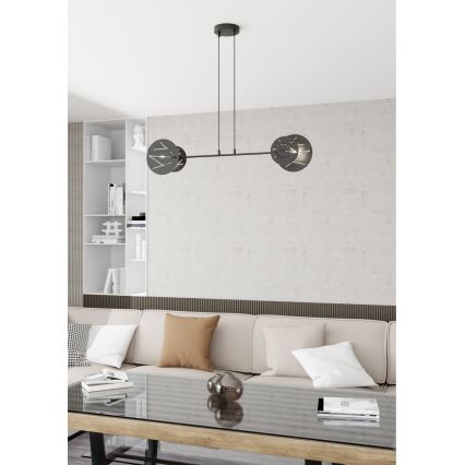 Hanglamp aan een koord XOTIC 2xE27/15W/230V zwart