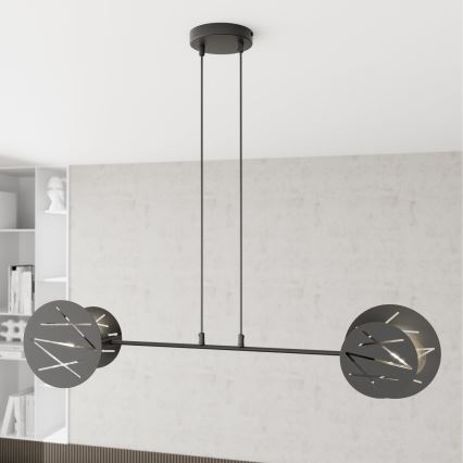 Hanglamp aan een koord XOTIC 2xE27/15W/230V zwart