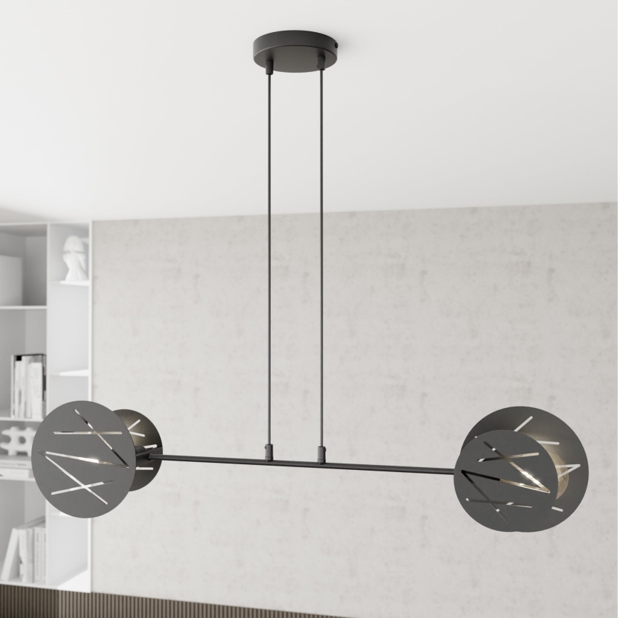 Hanglamp aan een koord XOTIC 2xE27/15W/230V zwart