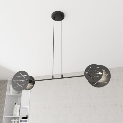 Hanglamp aan een koord XOTIC 2xE27/15W/230V zwart