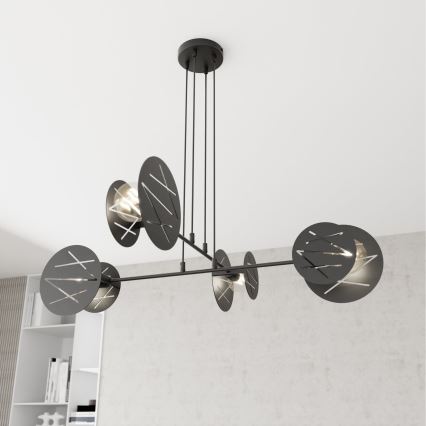 Hanglamp aan een koord XOTIC 4xE27/15W/230V zwart