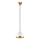 Hanglamp aan een koord YILDO 1xE27/40W/230V wit/goud