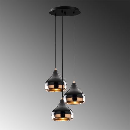 Hanglamp aan een koord YILDO 3xE27/40W/230V