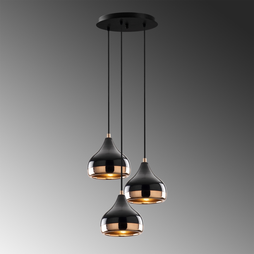 Hanglamp aan een koord YILDO 3xE27/40W/230V