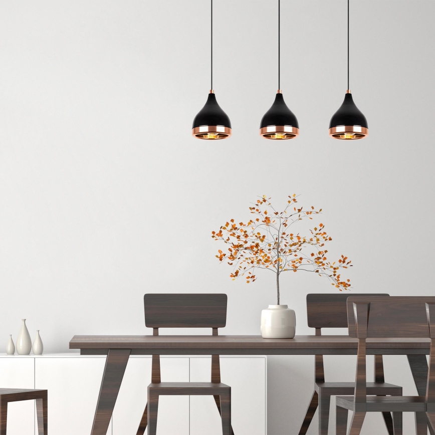 Hanglamp aan een koord YILDO 3xE27/60W/230V