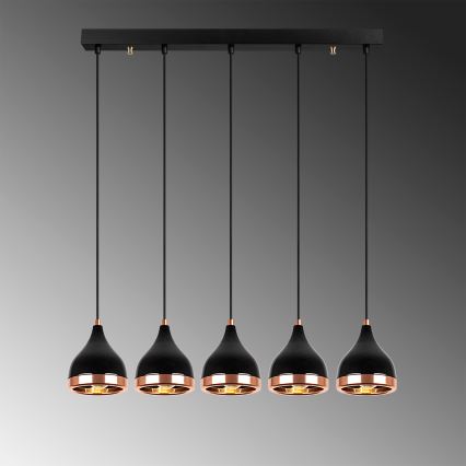 Hanglamp aan een koord YILDO 5xE27/40W/230V