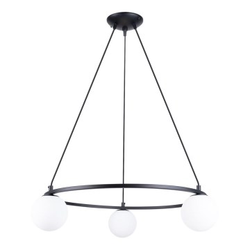 Hanglamp aan een koord YOLI 3xG9/8W/230V zwart