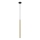 Hanglamp aan een koord YORU 1xG9/8W/230V 50 cm messing