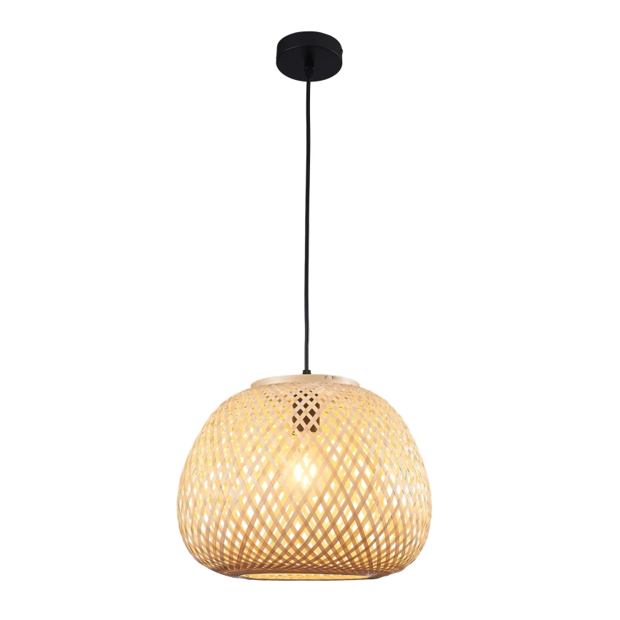 Hanglamp aan een koord ZANZIBAR 1xE27/20W/230V diameter 35 cm bamboe