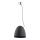 Hanglamp aan een koord ZETES 1xE27/15W/230V zwart