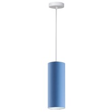 Hanglamp aan een koord ZIK 1xE27/40W/230V blauw