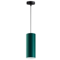 Hanglamp aan een koord ZIK 1xE27/40W/230V d. 10 cm groen