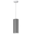 Hanglamp aan een koord ZIK 1xE27/40W/230V grijs