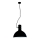 Hanglamp aan een koord ZINE 1xE27/15W/230V zwart