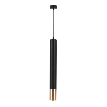 Hanglamp aan een paal 1xGU10/35W/230V 50 cm zwart/goud