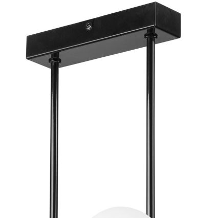 Hanglamp aan een paal ASTRO 4xG9/5W/230V zwart