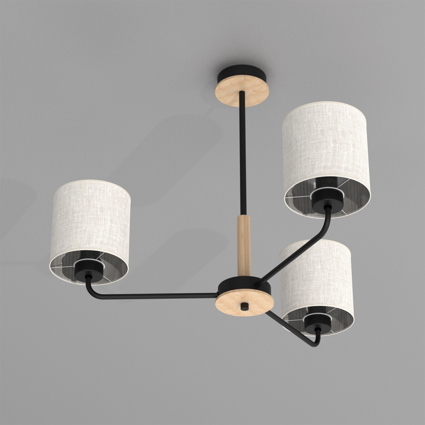 Hanglamp aan een paal ATLANTA 3xE27/60W/230V
