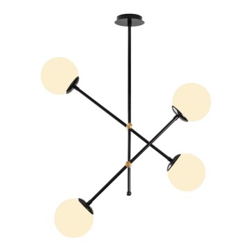 Hanglamp aan een paal BEST 4xE27/100W/230V