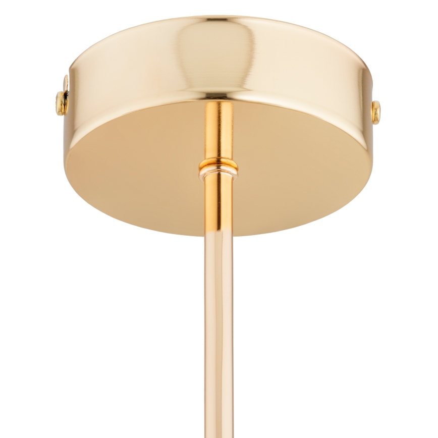 Hanglamp aan een paal FOTON  6xE14/40W/230V goud/wit