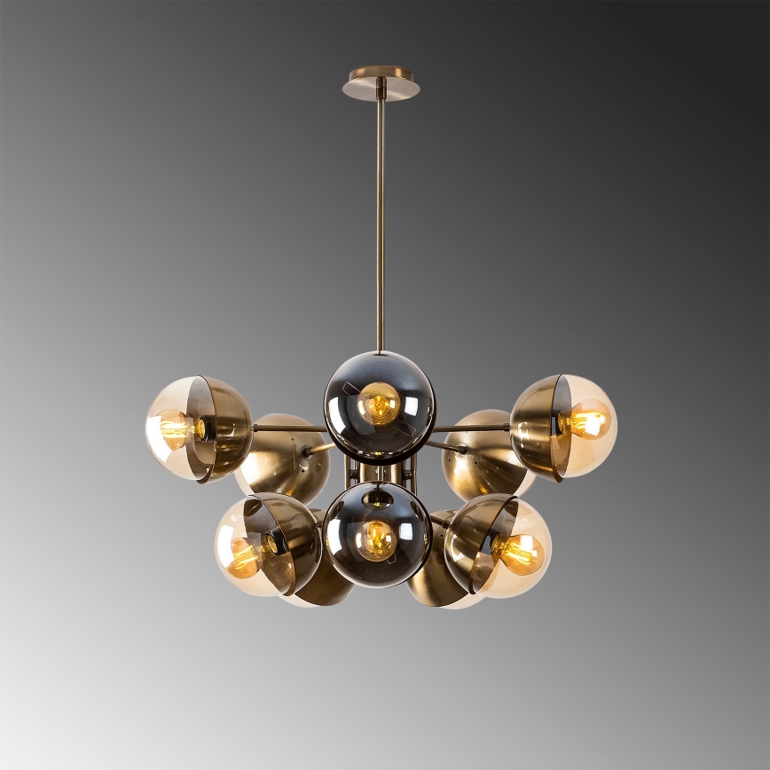 Hanglamp aan een paal KARSOR 10xE27/40W/230V