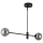 Hanglamp aan een paal ORO 2xG9/12W/230V zwart/grijs