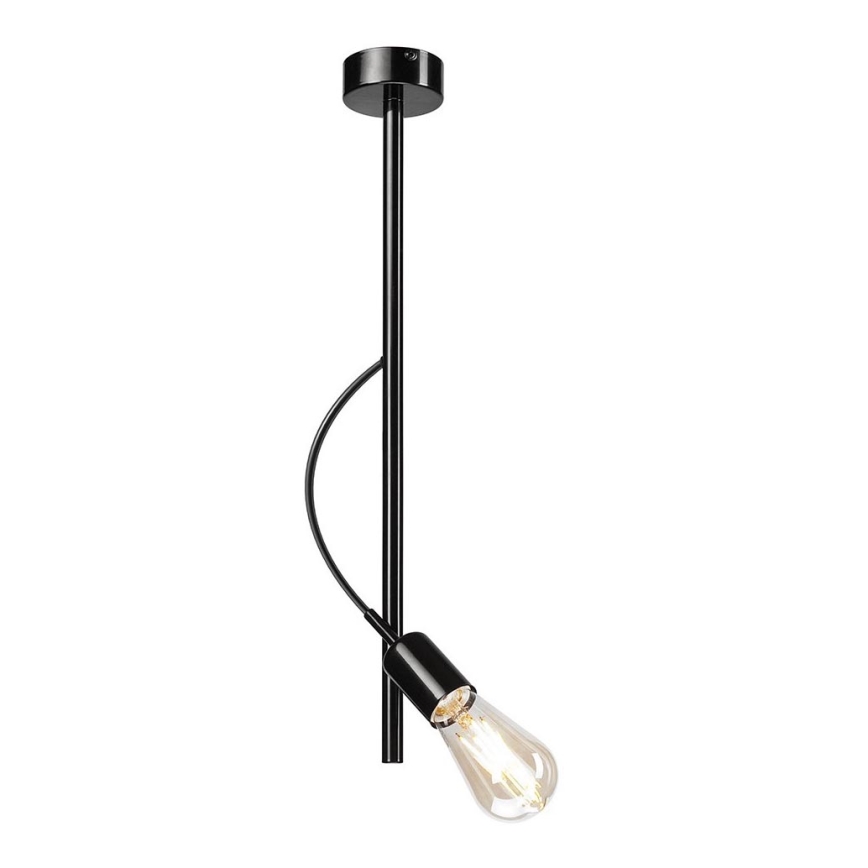 Hanglamp aan een paal TARO 1xE27/60W/230V zwart