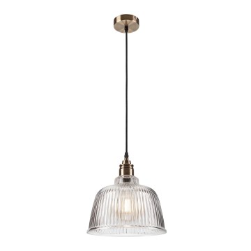 Hanglamp aan een touwtje ASTA 1xE27/60W/230V bronzen