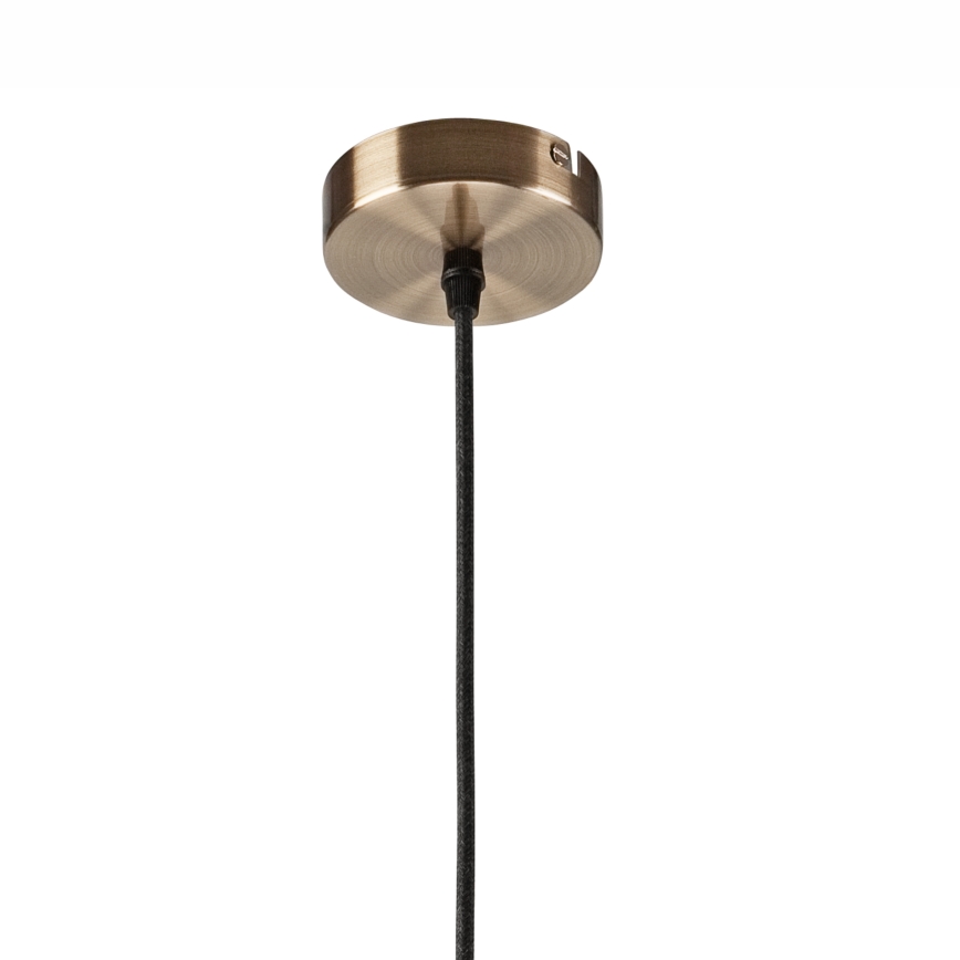 Hanglamp aan een touwtje ASTA 1xE27/60W/230V bronzen
