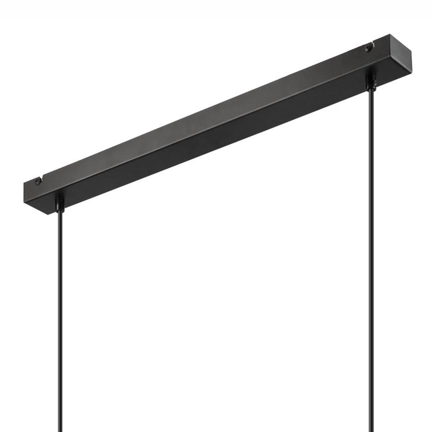 Hanglamp aan een touwtje LEA 2xE27/60W/230V glanzend chroom