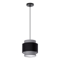 Hanglamp aan kabel 1xE27/60W/230V grijs