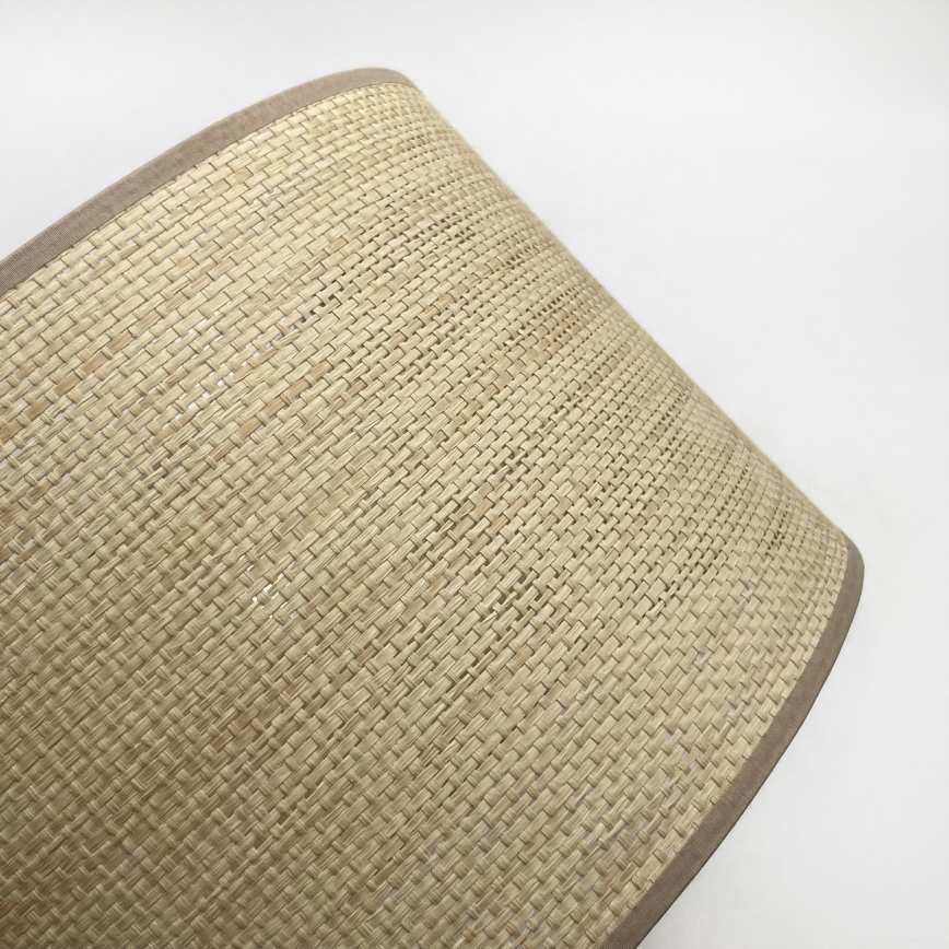 Hanglamp aan kabel AIDA 1x E27 / 15 W / 230 V Ø 35 cm eiken/raffia