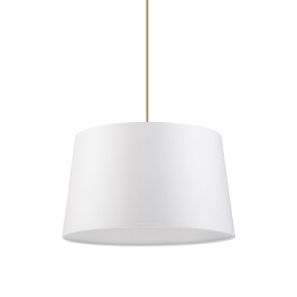 Hanglamp aan kabel AIDA 1xE27/60W/230V Ø35 cm eiken/bruin/wit