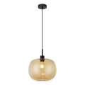 Hanglamp aan kabel ALAN 1xE27/40W/230V rookbeige/zwart