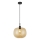 Hanglamp aan kabel ALAN 1xE27/40W/230V rookbeige/zwart