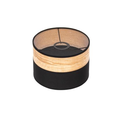 Hanglamp aan kabel ALBA 3xE27/15W/230V zwart/bruin