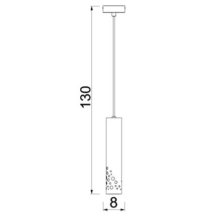 Hanglamp aan kabel ALTRO 1xGU10/8W/230V beige