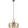 Hanglamp aan kabel AMAYA 1xE27/15W/230V goud/rookbeige