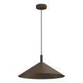 Hanglamp aan kabel ANEGA 1xGX53/15W/230V Ø 40 cm bruin